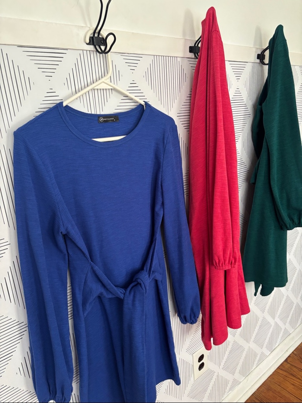 Dress Bundle! Crewneck- Blue, Green, Pink (Set of 3)